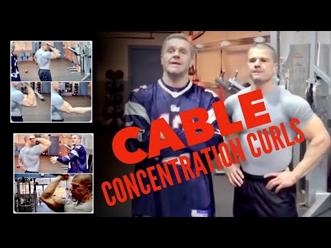 How to Do a Cable Concentration Curl Properly! Two Variations!