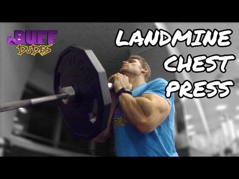 How to Perform Landmine Chest Press - Upper Chest Exercise
