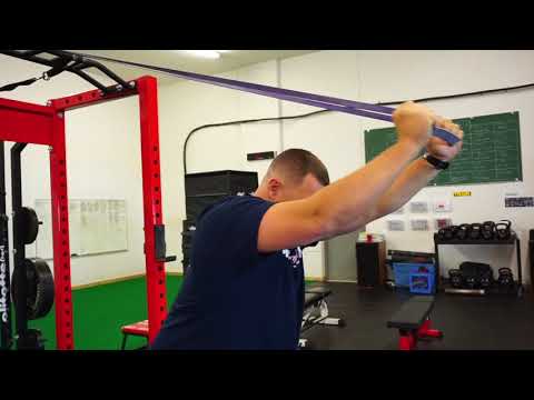 Overhead Band Tricep Extension